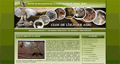 Desktop Screenshot of closdelolivier.be